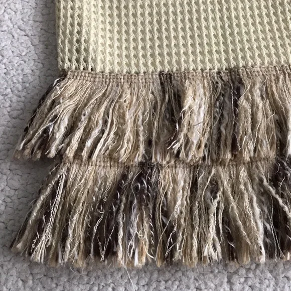 Zara mesh fringed hem midi skirt M - Picture 8 of 16